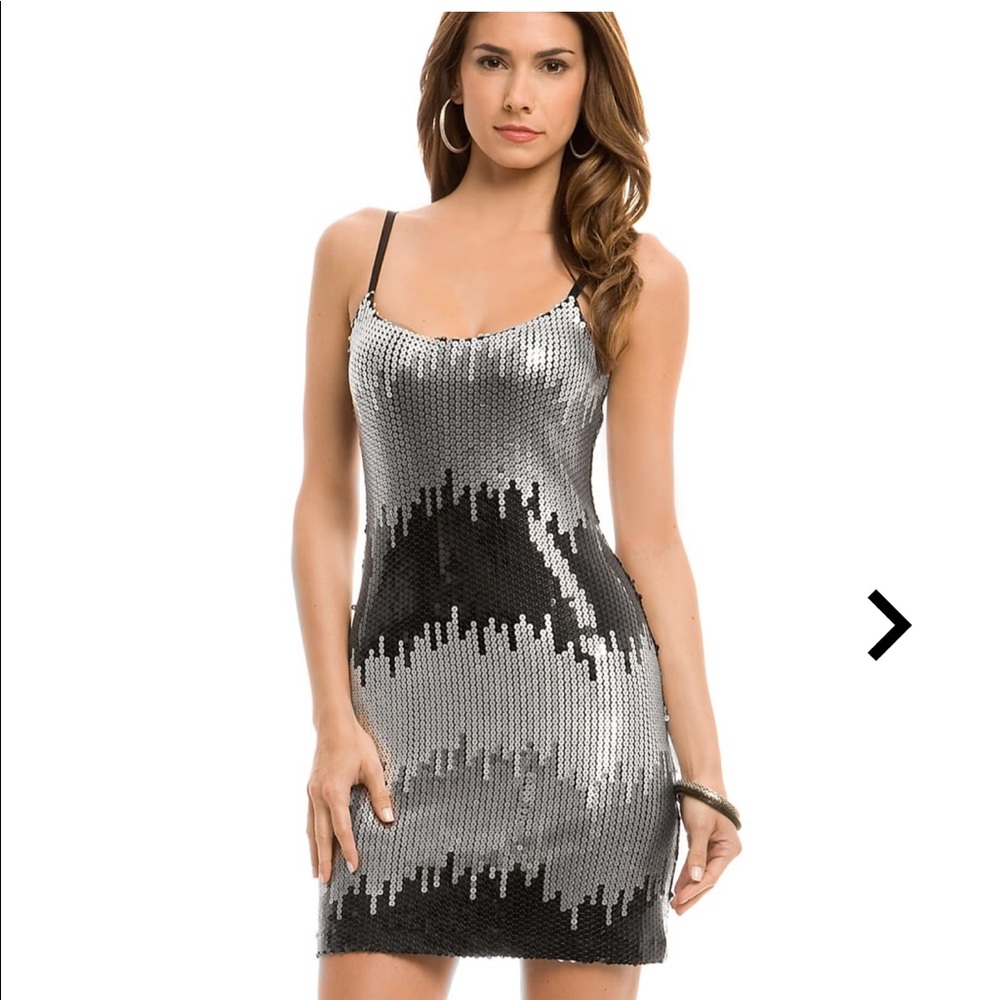 GUESS  MANHATTAN SEQUINS DRESS
